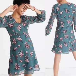 Madewell Marguerite Floral Dress